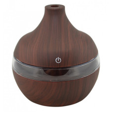 Зволожувач повітря арома лампа зі світлодіодним підсвічуванням Humidifier Ultrasonic LED Aroma Lamp Темно-коричневий 141131