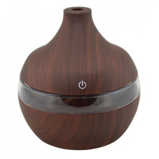Зволожувач повітря арома лампа зі світлодіодним підсвічуванням Humidifier Ultrasonic LED Aroma Lamp Темно-коричневий 141131