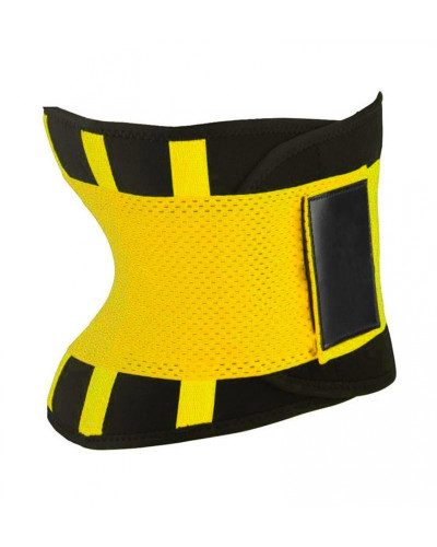 Ремінь для схуднення Hot Shapers Belt Power на липучці жовтий, розмір L 141298