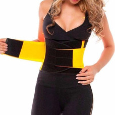 Пояс для похудения Hot Shapers Belt Power на липучке желтый, размер XXL 142055