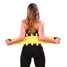 Пояс для похудения Hot Shapers Belt Power на липучке желтый, размер XXL 142055