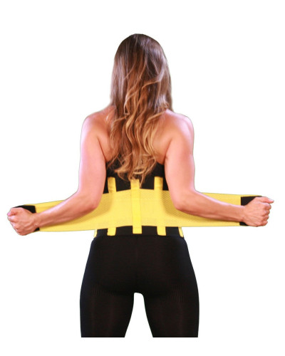 Пояс для похудения Hot Shapers Belt Power на липучке желтый, размер XXL 142055