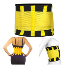 Пояс для похудения Hot Shapers Belt Power на липучке желтый, размер XXL 142055