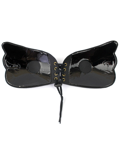 Силіконовий бюстгальтер невидимка Fly Bra Invisible Bra Флай Бра чорний D 142121