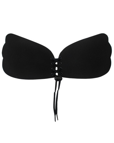 Силіконовий бюстгальтер невидимка Fly Bra Invisible Bra Флай Бра чорний D 142121