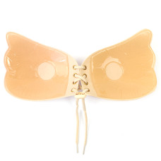Силіконовий бюстгальтер невидимка Fly Bra Invisible Bra Флай Бра бежевий A 142122