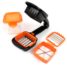 Овочерізка шинковка з контейнером Nicer Dicer Quick 142143