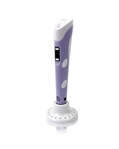 3D ручка 3D Pen 2 RP100B з LCD дисплеєм фіолетова 142214