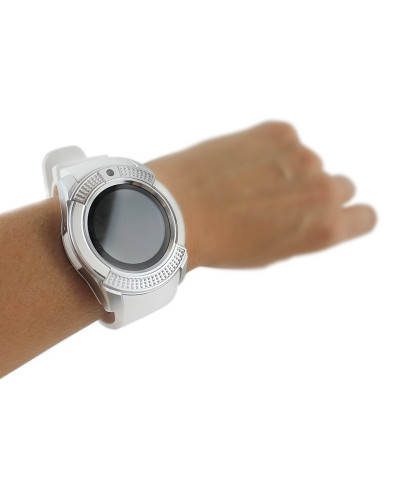 Розумні смарт-годинник Smart Watch V8 білі 148910