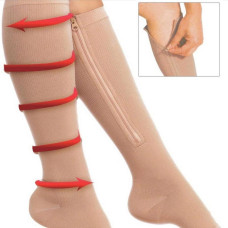 Стисливі гольфи на блискавці Zip Sox L/XL пісочний 148977