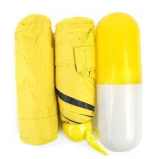 Компактний парасолька-капсула Capsule Umbrella жовтий 149505