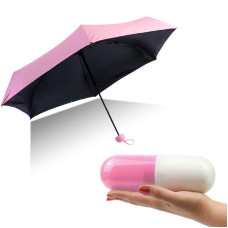Зонт-капсула компактний Capsule Umbrella рожевий 149506