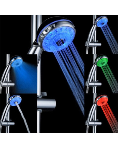 Лейка насадка для душа з сильним напором Led Shower 3 кольори 149584