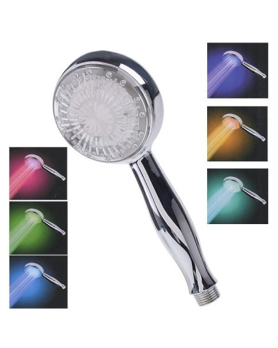Лейка насадка для душа з сильним напором Led Shower 3 кольори 149584
