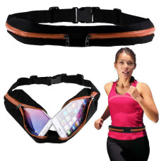 Сумка на пояс спортивна, сумка для бігу чохол Runbag оранжева 149603