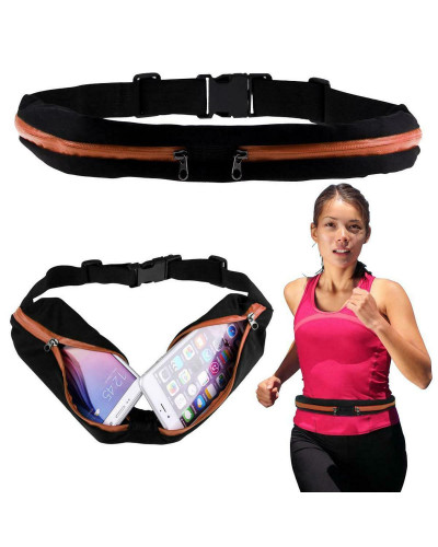 Сумка на пояс спортивна, сумка для бігу чохол Runbag оранжева 149603