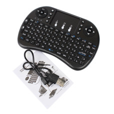 Бездротова клавіатура з тачпадом Protech Mini Keyboard AIRMOUSE I8 Чорна 149871