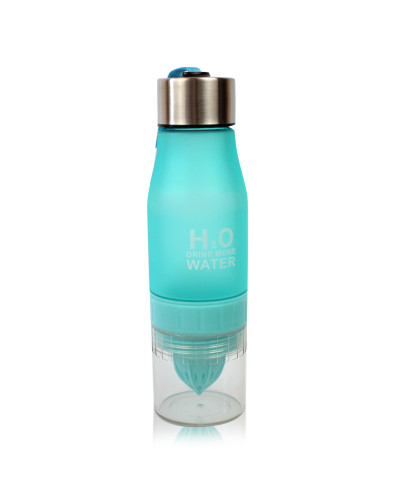 Бутылка соковыжималка H2O голубая 149953