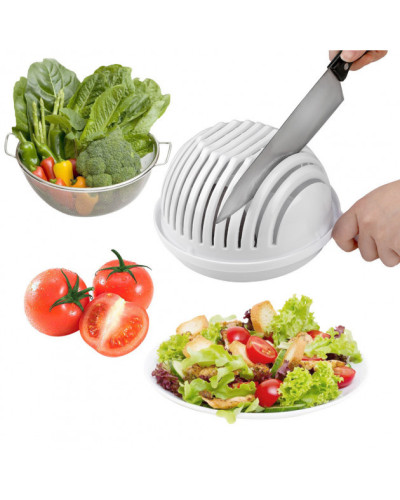 Салатниця овочерізка чаша для нарізки овочів і салатів Salad Cutter Bowl 3в1 149959