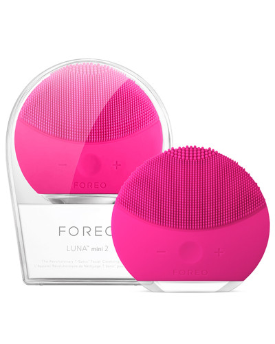 Силіконова щітка-масажер для очищення обличчя Foreo LUNA mini 2 малинова 149999