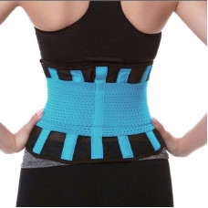Пояс для схуднення Hot Shapers Belt Power на липучці синій, розмір S 150013