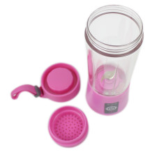 Фітнес-блендер портативний USB Juicer Cup рожевий 150031