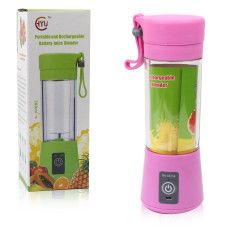 Фітнес-блендер портативний USB Juicer Cup рожевий 150031