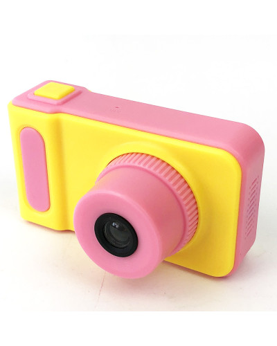 Дитяча камера з записом відео та кольоровим екраном dvr baby camera V7 рожева 150038