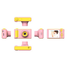 Дитяча камера з записом відео та кольоровим екраном dvr baby camera V7 рожева 150038