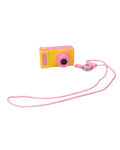 Дитяча камера з записом відео та кольоровим екраном dvr baby camera V7 рожева 150038