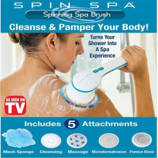 Електрична масажна щітка для душу Spin Spa 5 в 1 150074