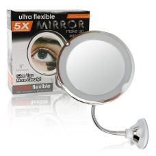 Дзеркало гнучке на присосці косметичне 5X Ultra Flexible Mirror 150077