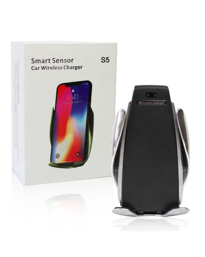 Бездротове заряджання тримач сенсорний в автомобіль Smart Sensor Car Wireless S5 150144