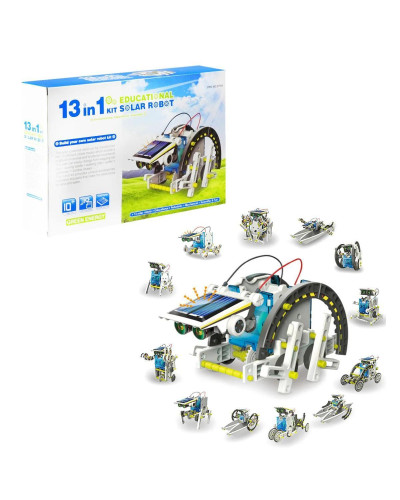 Конструктор робот на сонячних батареях Educational Solar Robot 13в1 150171