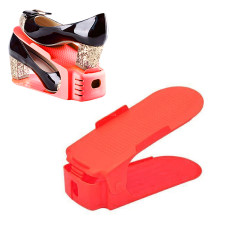Подставка для обуви Double Shoe Racks красная 150241