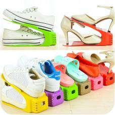 Подставка для обуви Double Shoe Racks красная 150241