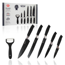 Набір кухонних металевих ножів з 6 предметів Non Stick Coating Sets 150247
