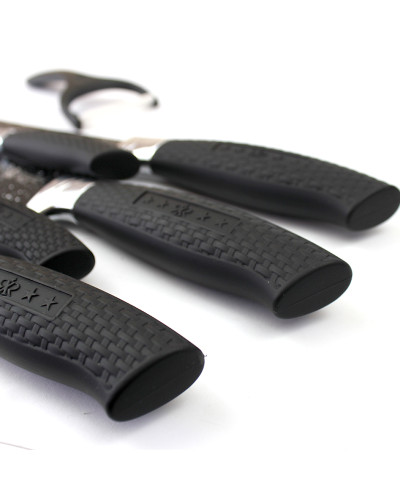 Набір кухонних металевих ножів з 6 предметів Non Stick Coating Sets 150247