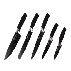 Набір кухонних металевих ножів з 6 предметів Non Stick Coating Sets 150247