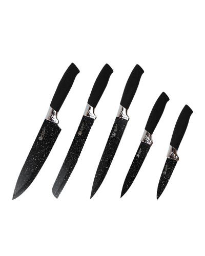 Набір кухонних металевих ножів з 6 предметів Non Stick Coating Sets 150247