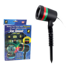 Проектор лазерний вуличний Star Shower Laser Light USB 150248