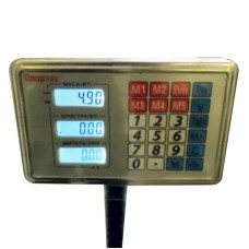 Ваги електронні торгові Domotec ACS 150кг FOLD 30*40 150776