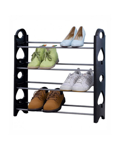 Полиця для взуття органайзер Amazing Stackable Shoe Rack, 4 полки на 12 пар 151128