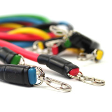 Набір трубчастих експандерів для фітнесу та вправ 11в1 Ares Active Resistance Bands Set 151139