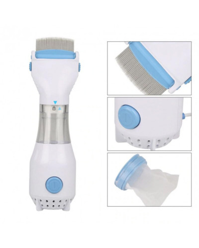 Розчіска електрична для видалення вошей і блох V-Comb Licetec 152573