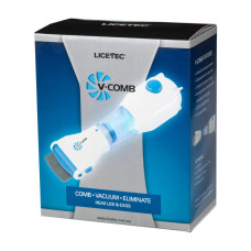 Розчіска електрична для видалення вошей і блох V-Comb Licetec 152573