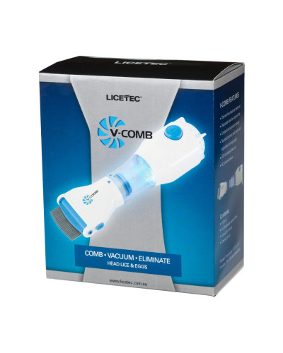 Розчіска електрична для видалення вошей і блох V-Comb Licetec 152573