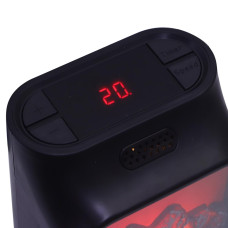Портативний міні електрообігрівач каміна з пультом Flame Heater 500 Вт Чорний 152668