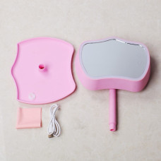 Дзеркало з підсвіткою та підставкою Mirror Lamps Pink 152843