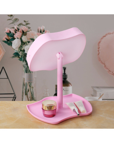 Дзеркало з підсвіткою та підставкою Mirror Lamps Pink 152843